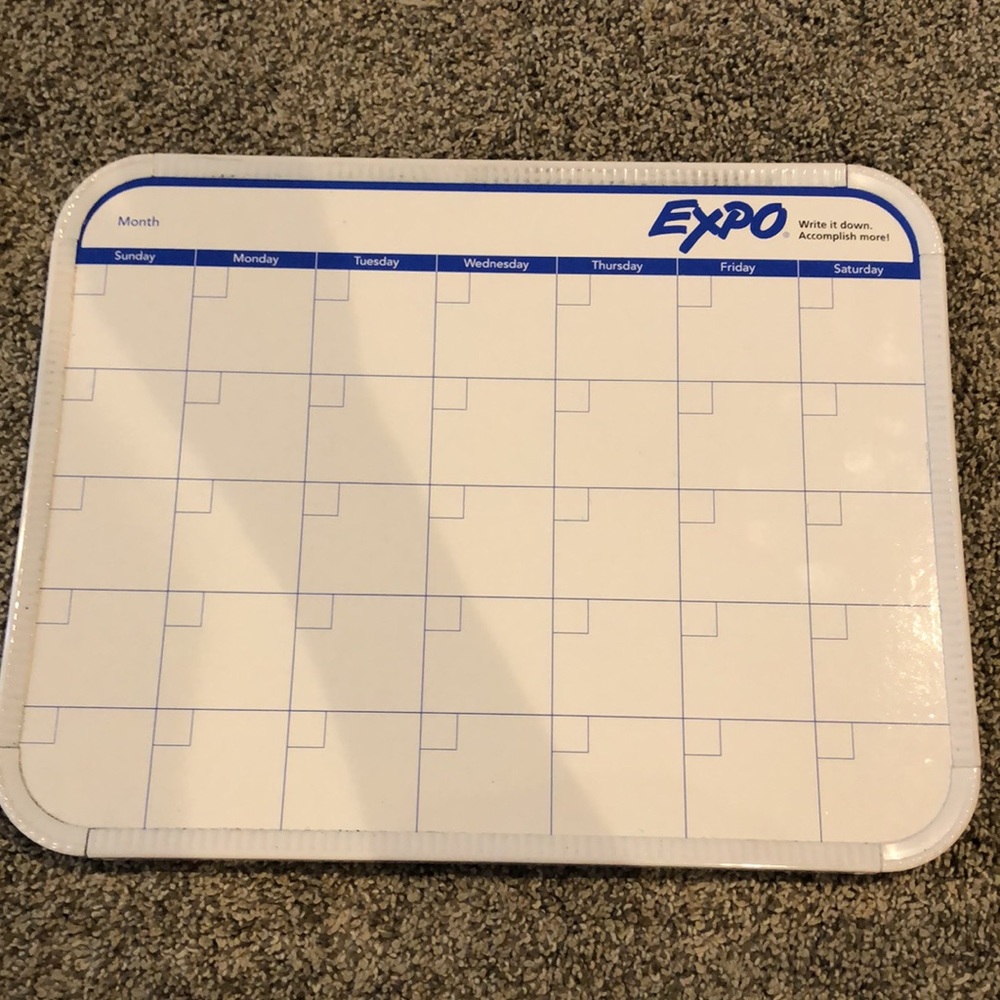 Donated! Last chance! Being donated!! 🎉 3 for $15🎉 Dry erase calendars! - Picture 4 of 5